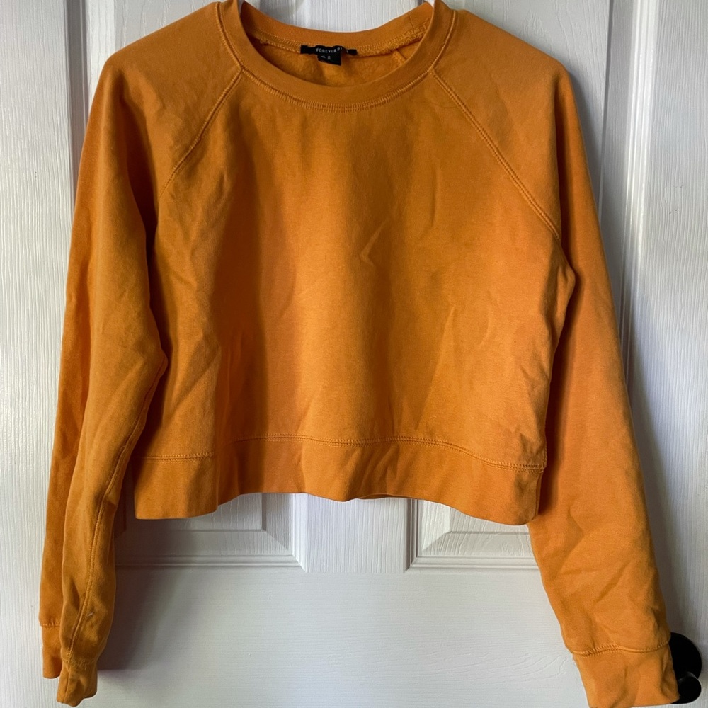 Forever 21 Amber Cropped Sweatshirt